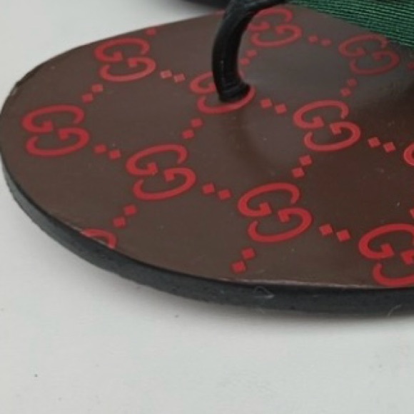 Gucci Kika GG Web Flip Flips size 36 - Picture 9 of 9